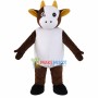 Marked Calf of The Farm Mascot Costume