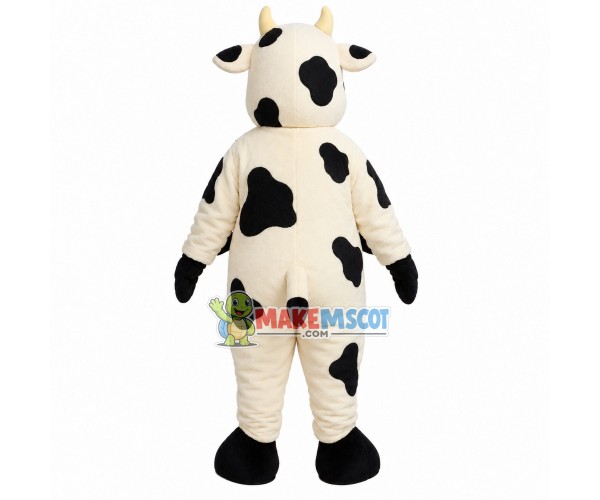 Growing Cow With Calling Bell Mascot Costume Growing Cow With Calling Bell Mascot Costume