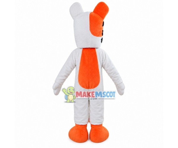 Pretty Pet Dog Wearing Yellow Tie Mascot Costume Pretty Pet Dog Wearing Yellow Tie Mascot Costume
