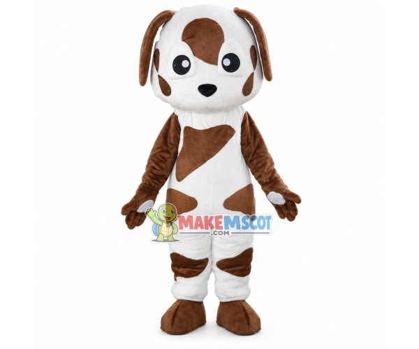 Lovely Brown Dalmatian Mascot Costume Lovely Brown Dalmatian Mascot Costume