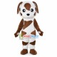 Lovely Brown Dalmatian Mascot Costume Lovely Brown Dalmatian Mascot Costume