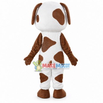 Lovely Brown Dalmatian Mascot Costume Lovely Brown Dalmatian Mascot Costume