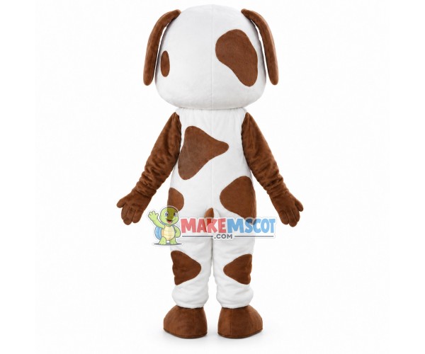 Lovely Brown Dalmatian Mascot Costume Lovely Brown Dalmatian Mascot Costume