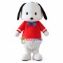 Dressed Up White Pet Puppy Mascot Costume