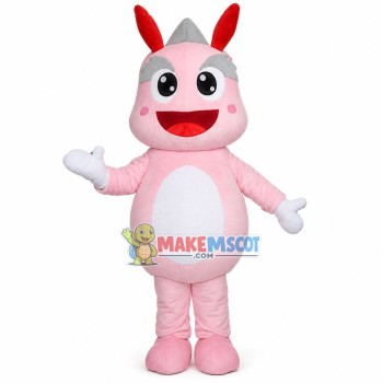Lively Dragon With White Eyebrows Mascot Costume