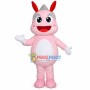 Lively Dragon With White Eyebrows Mascot Costume