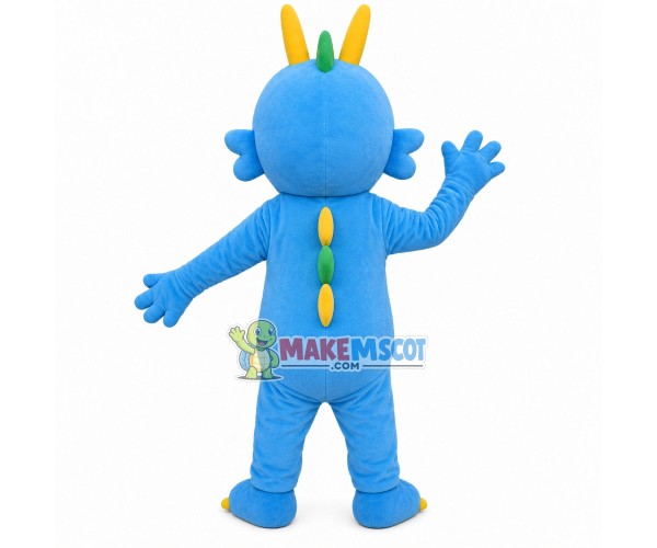 Baby Dragon With Heart-shaped Nose Mascot Costume Baby Dragon With Heart-shaped Nose Mascot Costume