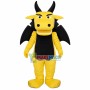 Manic Black Dragon Mascot Costume