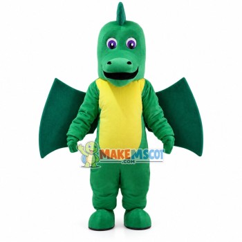 Purple Eyes Dragon Adult Mascot Costume