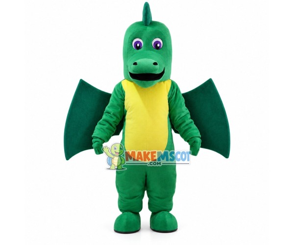 Purple Eyes Dragon Adult Mascot Costume
