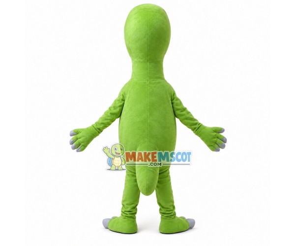 Baby Dinosaur Showing Sharp Teeth Mascot Costume