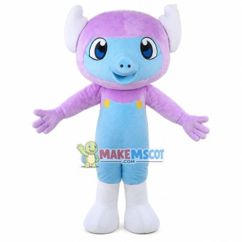 Baby Elephant With Short Nose Mascot Costume