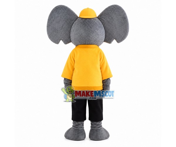 Casual Elephant Mascot Costume for Adult Casual Elephant Mascot Costume for Adult