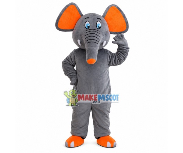 Cartoon Elephant of Wild Base Mascot Costume Cartoon Elephant of Wild Base Mascot Costume