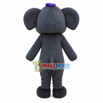 Baby Elephant In Captivity Mascot Costume Baby Elephant In Captivity Mascot Costume