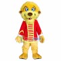 Green Eyed Lion of The Band Mascot Costume
