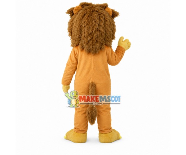 Friendly Little Lion Mascot Handmade Costume Friendly Little Lion Mascot Handmade Costume