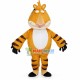The Restless Tiger Rolling Eyes Mascot Costume The Restless Tiger Rolling Eyes Mascot Costume