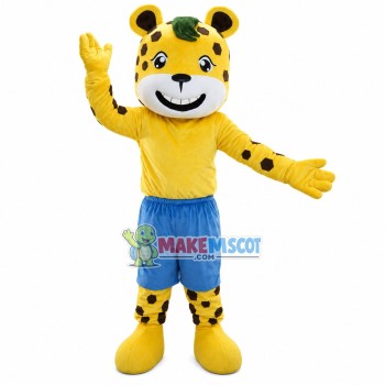 Baby Tiger In The Blue Shorts Mascot Costume