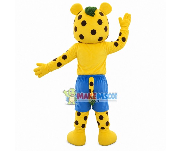 Baby Tiger In The Blue Shorts Mascot Costume Baby Tiger In The Blue Shorts Mascot Costume