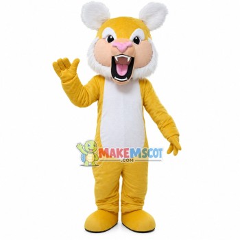 Adult Ferocious Tiger Mascot Soft Costume