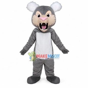 Adult Ferocious Tiger Mascot Soft Costume