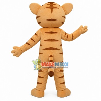Cute Cartoon Blue-eyed Tiger Mascot Costume Cute Cartoon Blue-eyed Tiger Mascot Costume