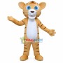 Cute Cartoon Blue-eyed Tiger Mascot Costume