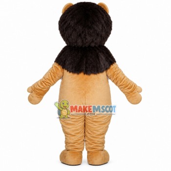 Little Lion With Thick Mane Mascot Costume Little Lion With Thick Mane Mascot Costume