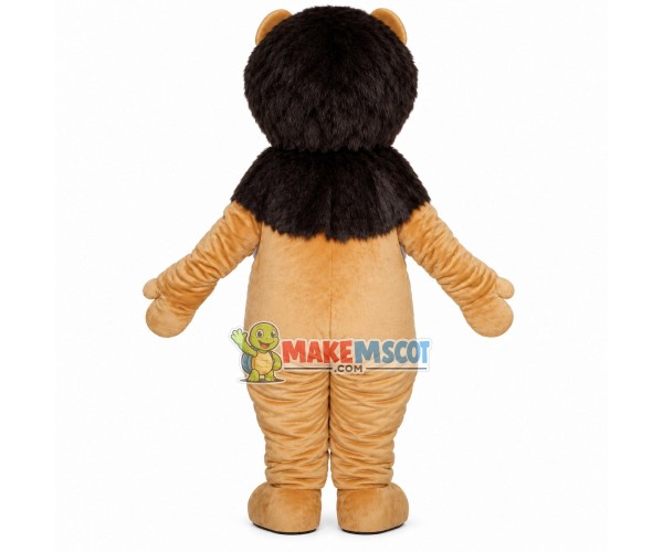 Little Lion With Thick Mane Mascot Costume Little Lion With Thick Mane Mascot Costume