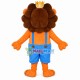 Lion Prince Wearing the Crown Mascot Costume Lion Prince Wearing the Crown Mascot Costume
