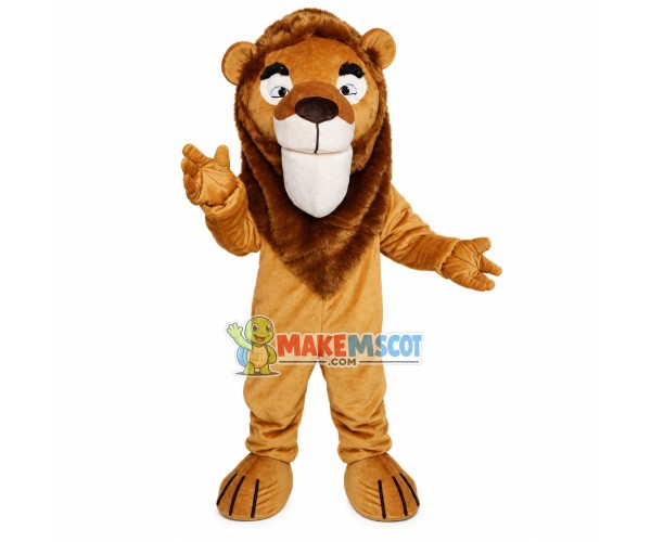 The Leading Adult Lion King Mascot Costume The Leading Adult Lion King Mascot Costume