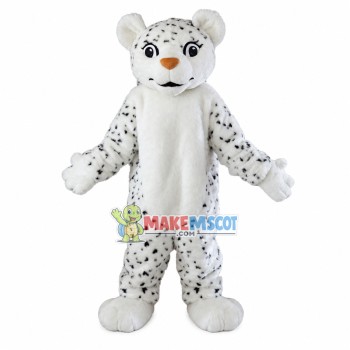 White Tiger Adult Plush Mascot Costume White Tiger Adult Plush Mascot Costume