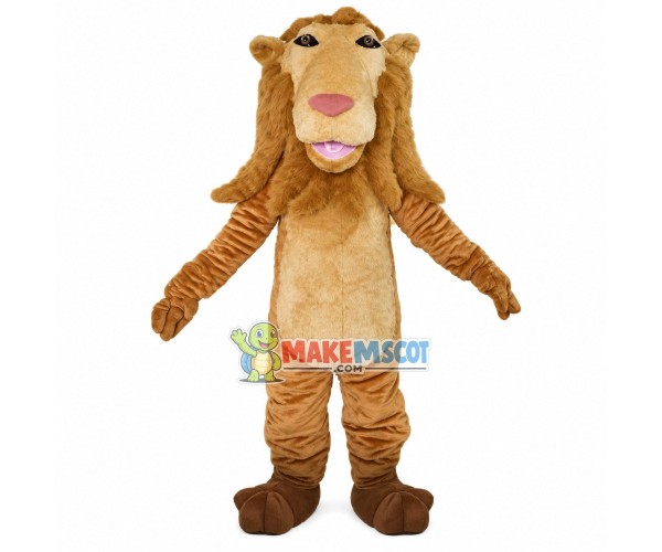 Wild Lion With Long Face Mascot Costume