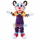 Lovely Blue-eyed White Tiger Mascot Costume Lovely Blue-eyed White Tiger Mascot Costume