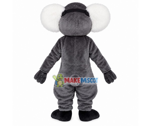 Koala With Blue Glasses Mascot Costume Koala With Blue Glasses Mascot Costume