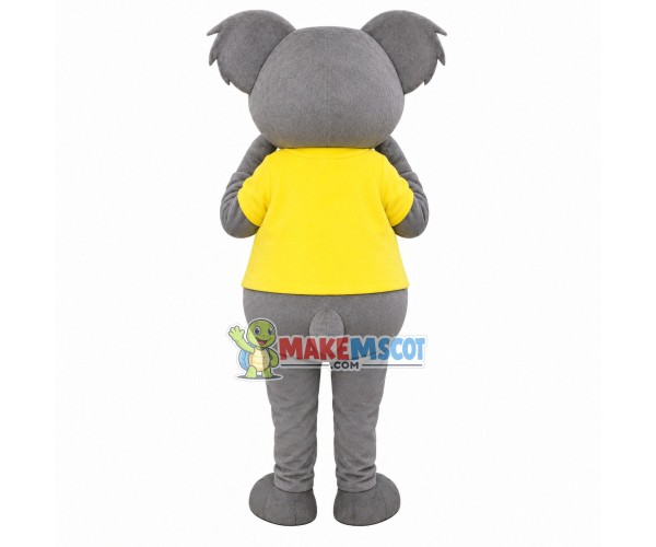 Koala Kid With Star Sticker Mascot Costume Koala Kid With Star Sticker Mascot Costume