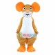 Huge Mouse With Orange Ears Mascot Costume Huge Mouse With Orange Ears Mascot Costume