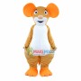 Huge Mouse With Orange Ears Mascot Costume