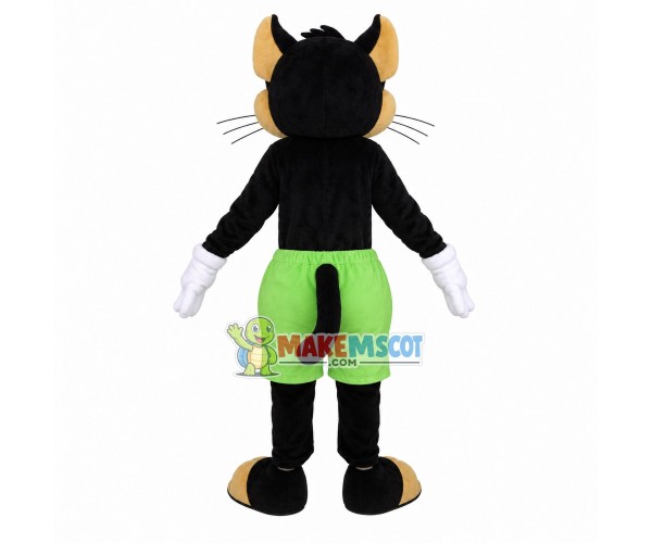 Funny Wolf In The Green Shorts Mascot Costume