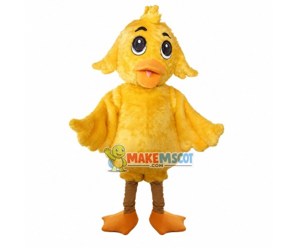 Growning Up Baby Duck Mascot Costume Growning Up Baby Duck Mascot Costume