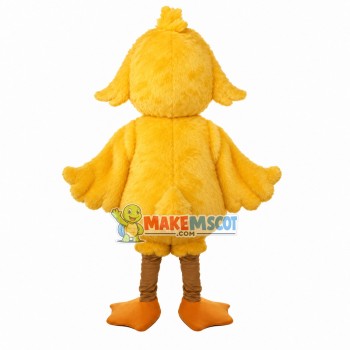 Growning Up Baby Duck Mascot Costume Growning Up Baby Duck Mascot Costume