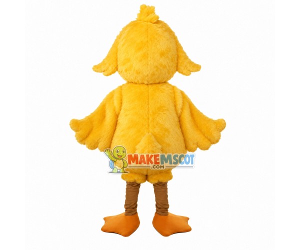 Growning Up Baby Duck Mascot Costume Growning Up Baby Duck Mascot Costume