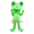 Adult Lovely Smiling Frog Mascot Costume