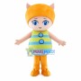 Colored Cartoon Striped Cat Mascot Costume