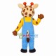 Cute Beige Baby Giraffe Mascot Costume Cute Beige Baby Giraffe Mascot Costume