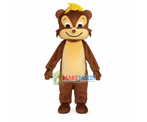Square-faced Glad Squirrel Mascot Costume Square-faced Glad Squirrel Mascot Costume