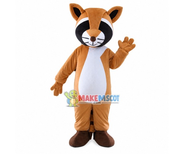 Kind Brown Adult Raccoon Mascot Costume Kind Brown Adult Raccoon Mascot Costume