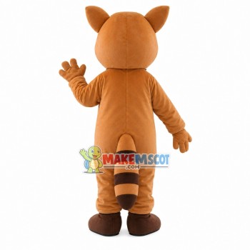 Kind Brown Adult Raccoon Mascot Costume Kind Brown Adult Raccoon Mascot Costume