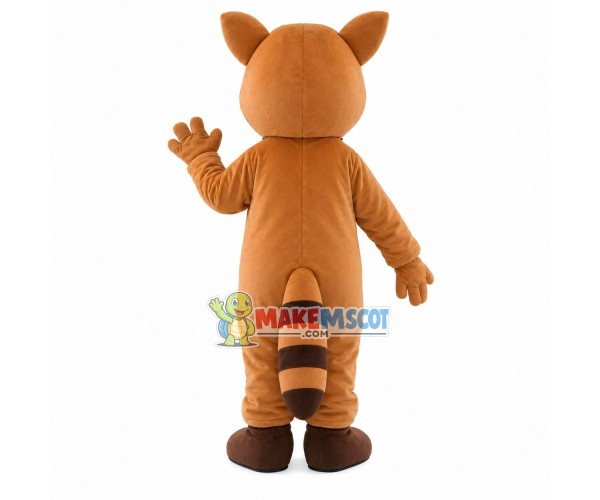 Kind Brown Adult Raccoon Mascot Costume Kind Brown Adult Raccoon Mascot Costume